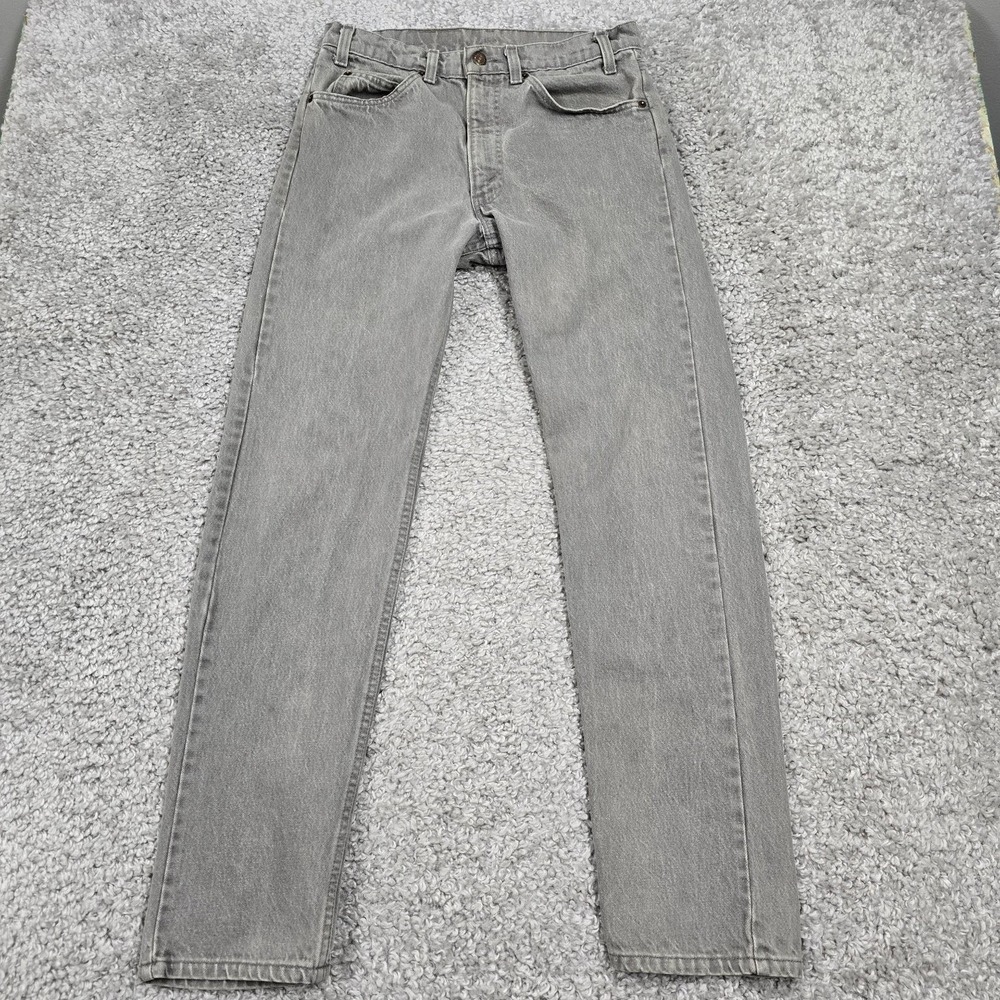 Vintage Levi's 505 Jeans Mens 32x32 (fits 30x32) Gray USA‎ 40505 Straight